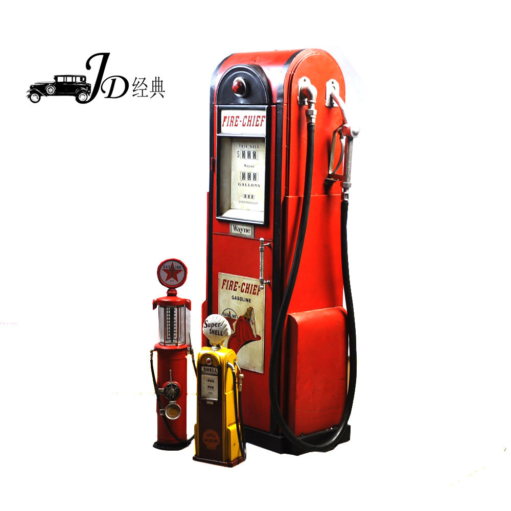 JLCL1082BN-R手工铁艺复古加油机