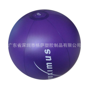 专业生产 PVC充气沙滩球，大中小沙滩球，发光充气球直供贸易公司