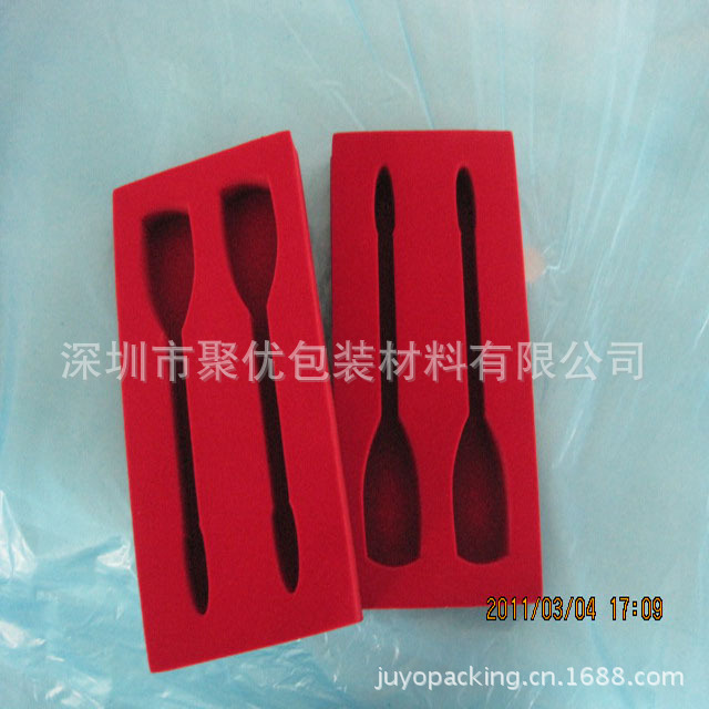 供应eva彩色植绒内衬 各种用品eva内衬  eva泡棉贴合加工