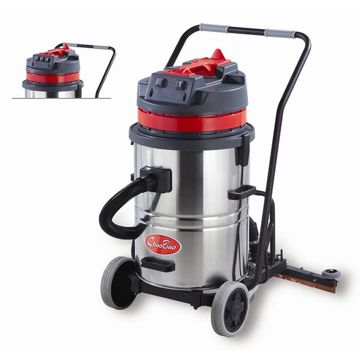 供应超宝牌60升塑料桶带扒式二马达吸尘吸水机 吸尘吸水机大吸力