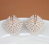 Earrings from pearl, Korean style