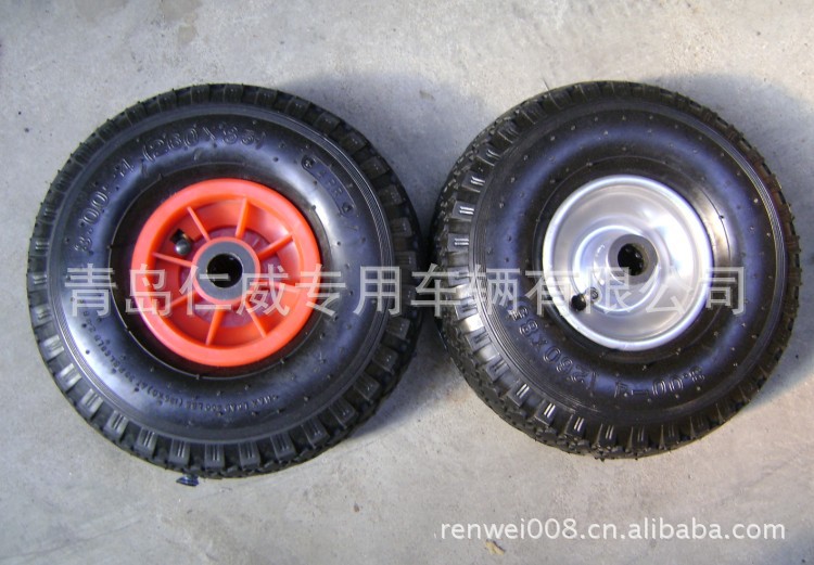 3.00-4轮子 260*85MM 10x3 村工具车轮