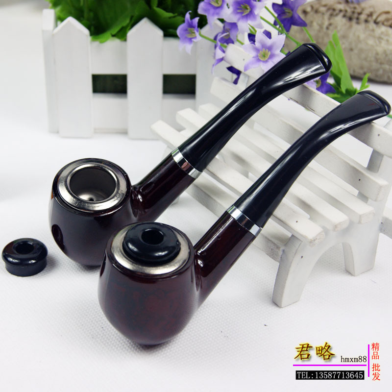 327 ZF-808圆底双用型烟斗批发 双层过滤健康 时尚精品烟具2元店|ms