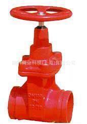 朗科阀业 暗杆沟槽式软密封闸阀Z85X-16DN50