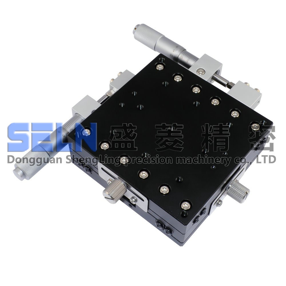 供应 90*90 XY轴 LY90-LM 精密型 微调架 可调平台 手动位移滑台