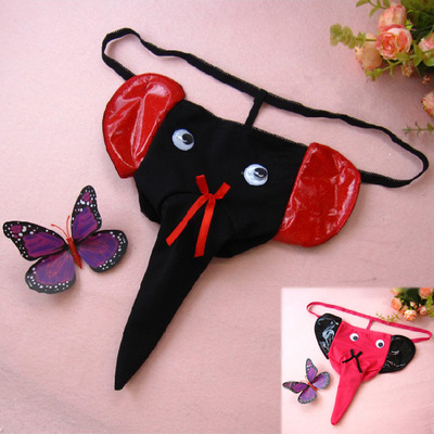 elephant Imitation leather interest sexy Men's sexy underwear Schoolboy T-back T-back Temptation 2009