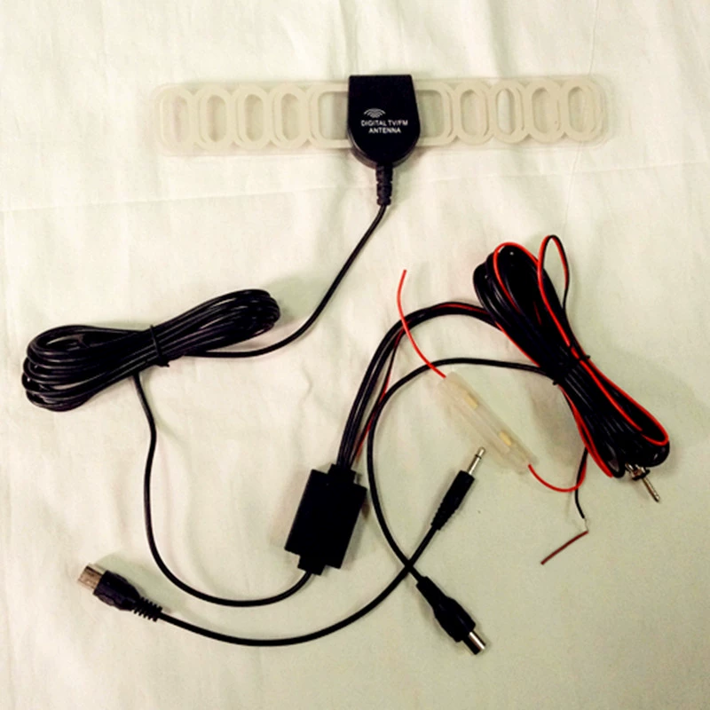 Автомобильные встроенные антенны с усилением сигнала двойного применения Автомобильный радио ТВ FM AM DVB-T антенна