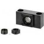 专业 日本米思米 丝杠支座组件固定侧-方型-矮型 BSV10S  BSV12