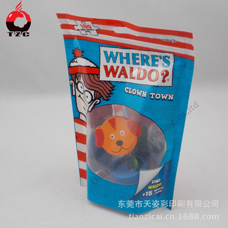 东莞厂家销售食品包装袋 透明开窗直立拉链袋 质美价优 欢迎咨询