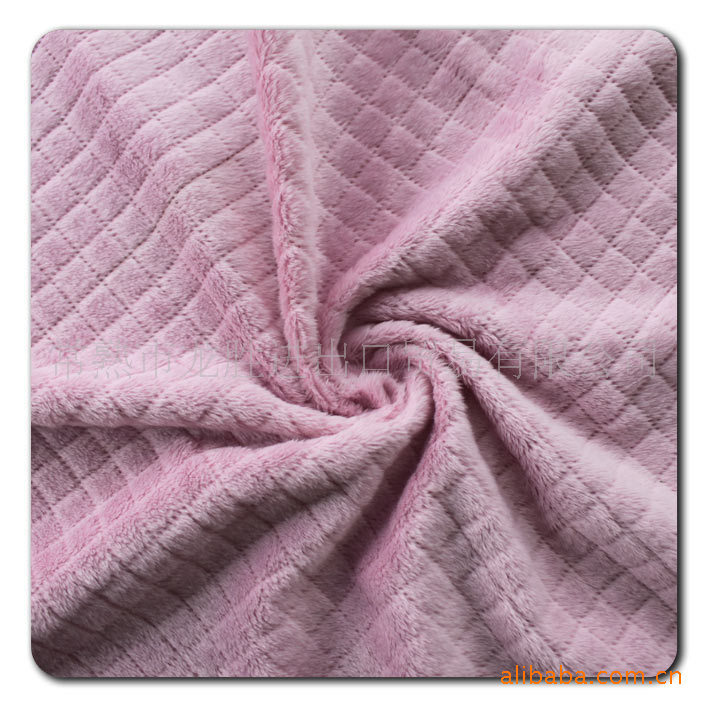 【提花超柔短毛绒】常熟针织面料龙胜针织布家纺装饰服装面料绒布