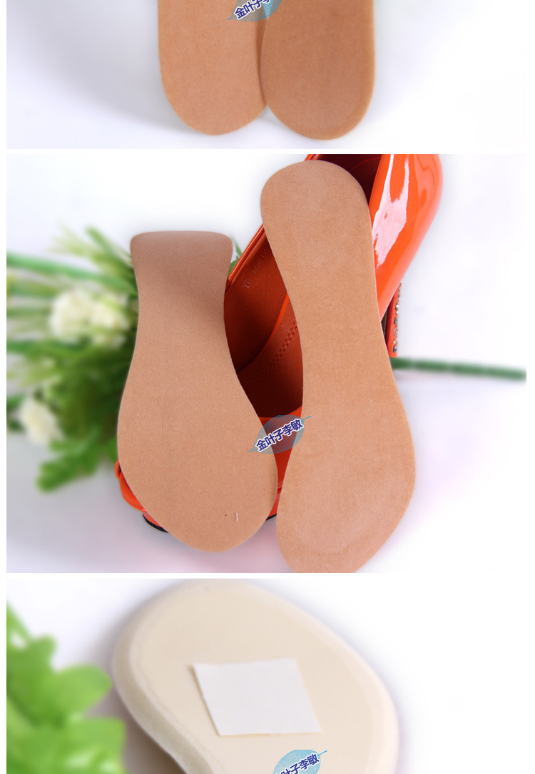 Velvet fabric seven-inch pads for foot pain and abrasion prevention, foot protection pads, high heels, sandals, insoles for women wholesale pic 2