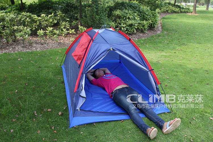 Kleiner outdoor camping tent couple leisure tent tourist tent double single-layer gift tent