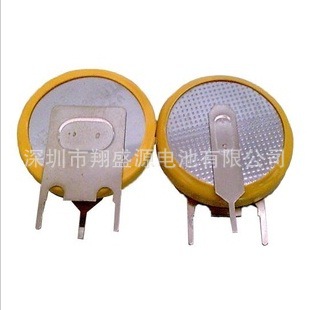 供应高容量CR2025焊脚电池 三个脚 正极脚距11MM 纽扣电池