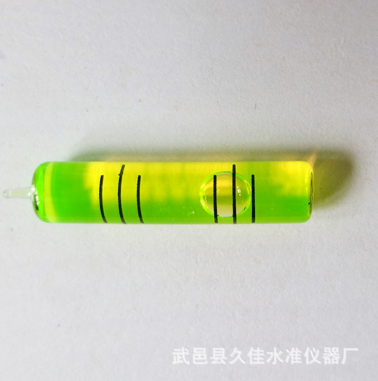 厂家供应水准泡外弧 万向 平泡 玻璃高精度 金属 测量 条式 仪器