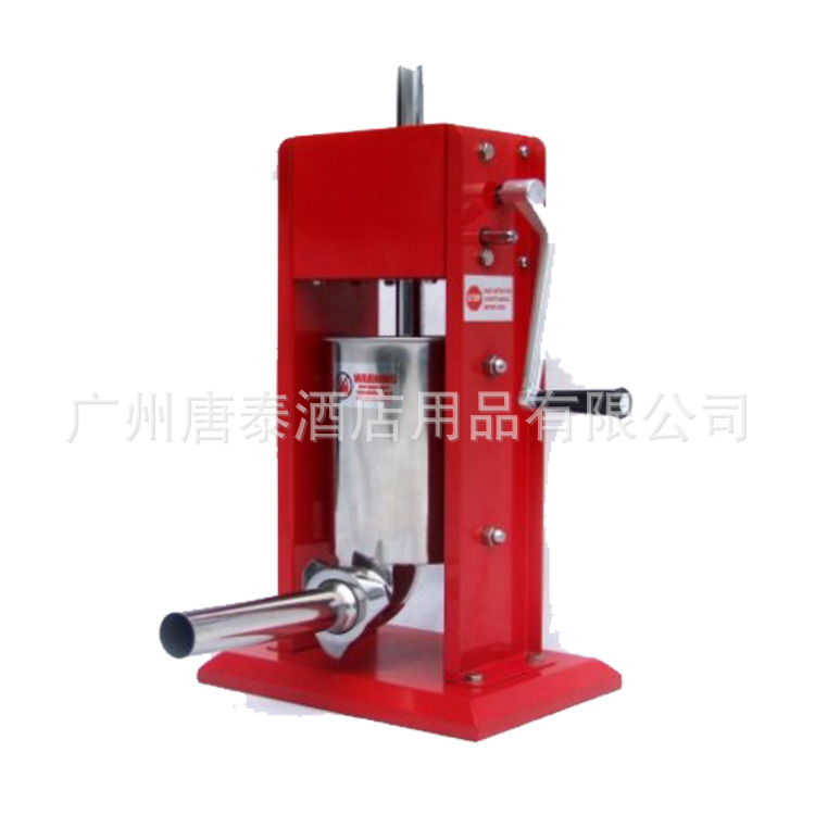 厂家生产食品机械厨房用品双速红色喷漆灌肠机CV-3