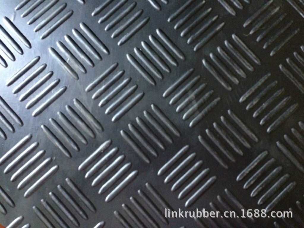 厂家定制斜条纹防滑垫|菱形防滑橡胶|3mm 4mm 5mm 6mm