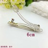 DIY Hairpin Accessories manual Headdress Material Science Hairdressing parts Spring Automatic folder 5.8cm-0726