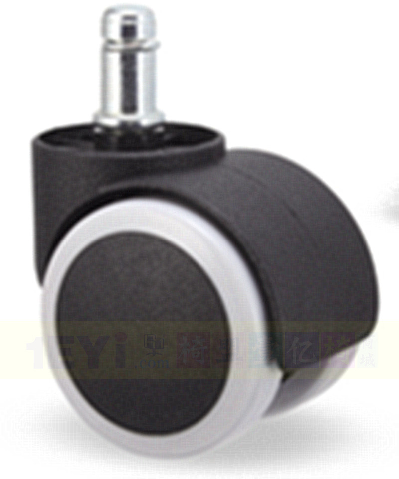 转椅脚轮豪华奔驰万向轮PU轮地板轮5只轮彩色椅轮椅盟