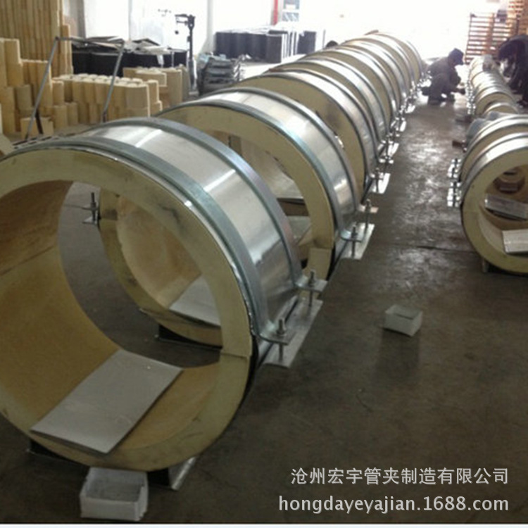 供应生产标准高密度聚氨酯管托厂家优质~防腐蚀承重鑫宏宇钢管