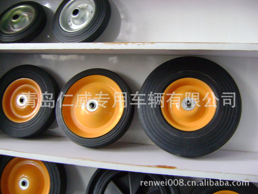 供应8寸橡胶轮,重型实心轮，机械轮，农机轮200*50MM，草坪机轮