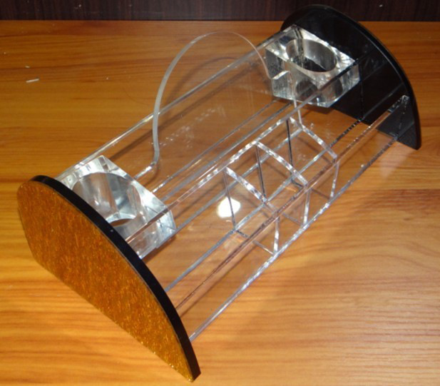 亚克力唛架 有机玻璃话筒架 KTV时尚多功能迷你唛架收纳个性