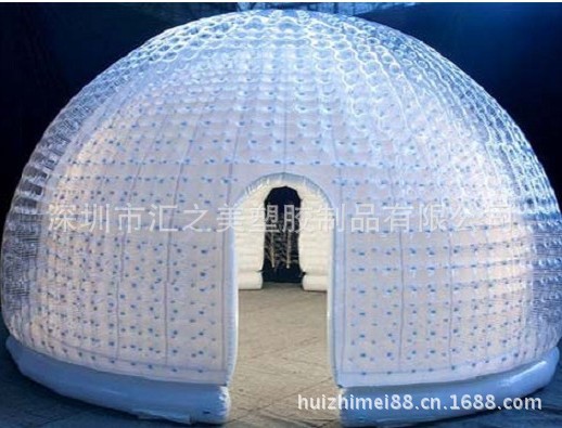 厂家订制充气房子 充气帐篷 夹网布充气帐篷