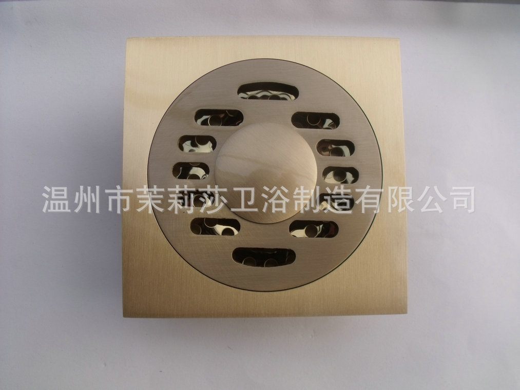 供應 兩用洗衣機地漏 全銅衛浴地漏仿古型MO.304