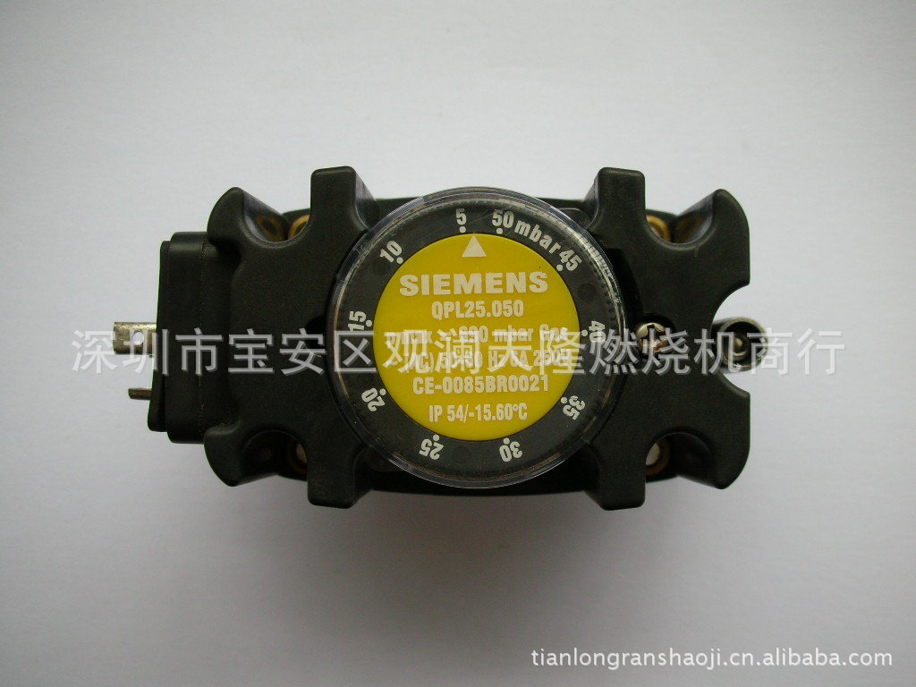 销售SIEMENS西门子QPL25.050燃气燃烧机燃气压力开关