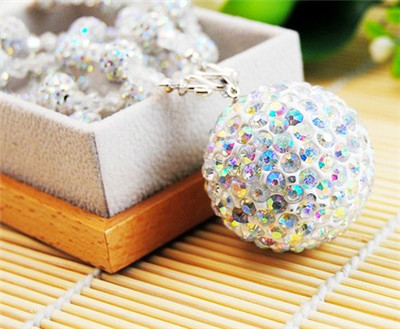 Retro Solid Color Soft Clay Inlay Rhinestones Jewelry Accessories display picture 20