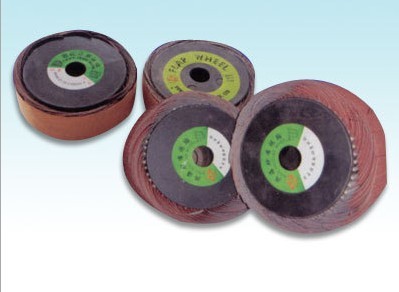 砂布丝轮百叶轮砂布丝头轮砂纸打磨抛光轮砂布磨头花头鞋材抛光轮