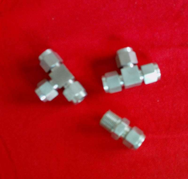 厂家供应KPB卡套三通接头8-03