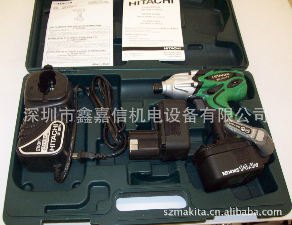 批发零售日本hitachi日立充电式冲击起子机WH14DAF2