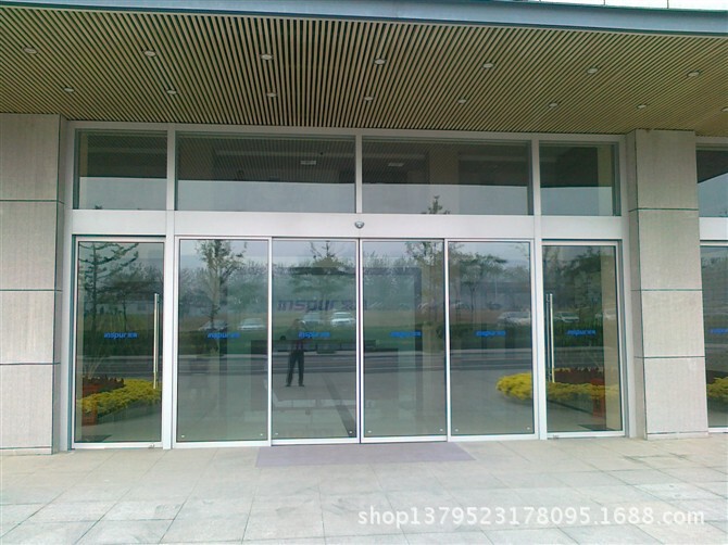 Supermarket Entrance Automatic Sensor Door Aluminum Alloy Monolithic Sensor Door Simple and Fast Installation