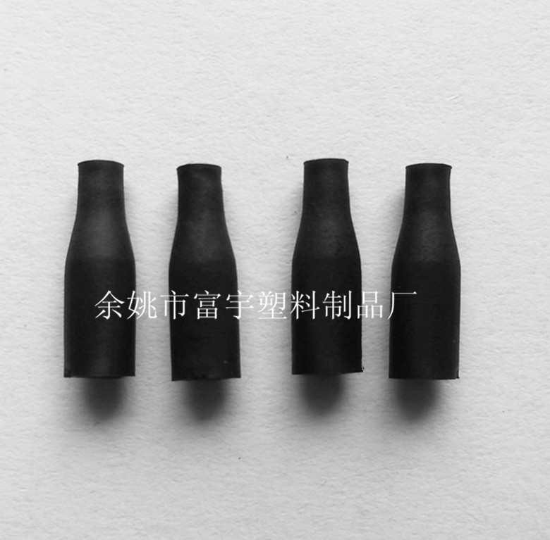 【厂家供应】5.0*14 内径4非标黑色橡胶尾套 光纤尾套跳线散件