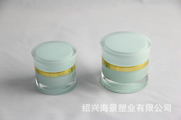 厂家直销 化妆品双层膏霜瓶 腰形膏霜瓶15 30 50G