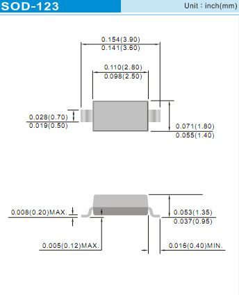现货供应 BZT52-B5V1稳压二极管5.1V SOD123 原装正品