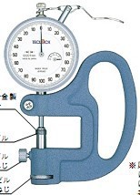 原装正品日本得乐TECLOCK SM-1201 指针厚度计
