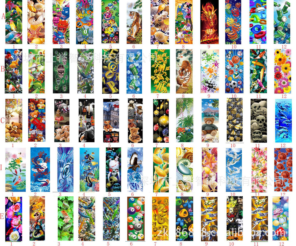 厂家及经销商信息胶印裸眼3D书签印刷生产厂家制作