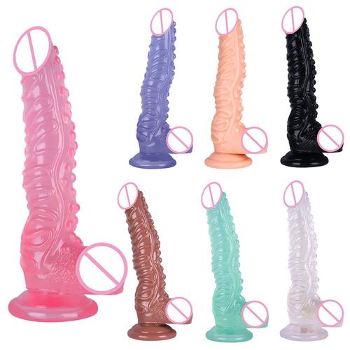 A217 Colorful Dinosaur-shaped Unique Animal Simulation Penis Female Masturbator Alternative Erotic Sex Toy A56