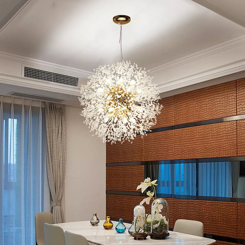 Dandelion Fireworks Chandelier Crystal Dining Lights Modern Minimalist Bedroom Bar Clothing Shop Window Internet Celebrity Lamps Dandelion Fireworks Chandelier Crystal Dining Lights Modern Minimalist Bedroom Bar Clothing Shop Window Internet Celebrity Lamps