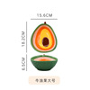 New Chinese -style home tide -style avocado fruit radish shape Frying vegetables irregular fruit salad dish dish ceramics