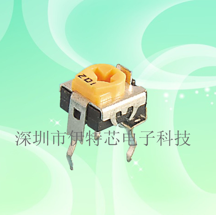 WH06-2C 黄色微调 可调电阻 可调电位器 卧式可调 202 (2K)