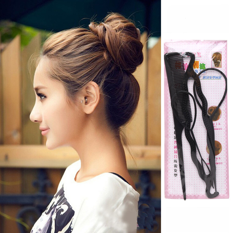 Tie Media bola cabeza rizador de pelo hembra perezoso simple mullido pelo fijo variedad forma flor corsé tocado