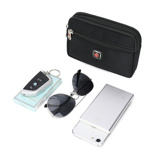 Swiss Army Knife Mobile Phone Waist Bag Men's Belt Outdoor Sports Waist Bag Handheld 6-inch 7.5-inch Horizontal Mobile Phone Bag