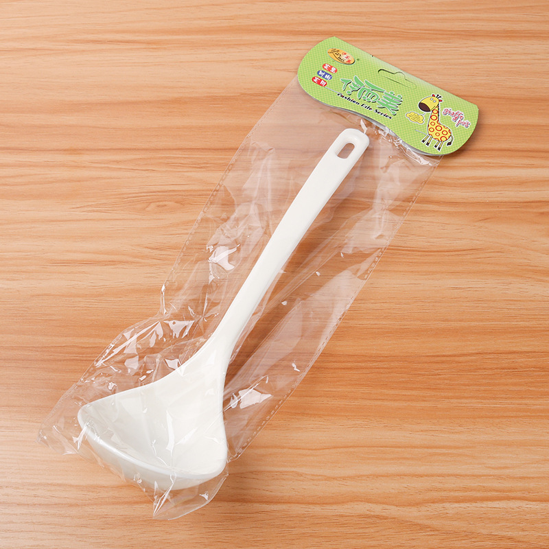 Cuchara de sopa hogar cuchara grande cuchara de sopa grande mango largo cuchara de gachas cuchara de plástico entrega al por mayor