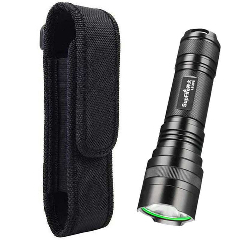 Outdoor flashlight protective cover travel flashlight storage bag portable nylon bag flashlight bag