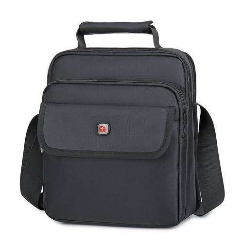 Swiss Army Knife Casual Men's Bag Oxford Cloth Bag Men's Vertical Shoulder Bag Messenger Bag Men's Portable Business Backpack
