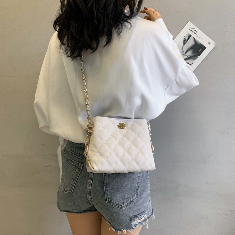 Jelly Bag French Niche Bag New Quilted Women's Bag Limited Edition Stylish Fashion Crossbody Lock Chain Bag