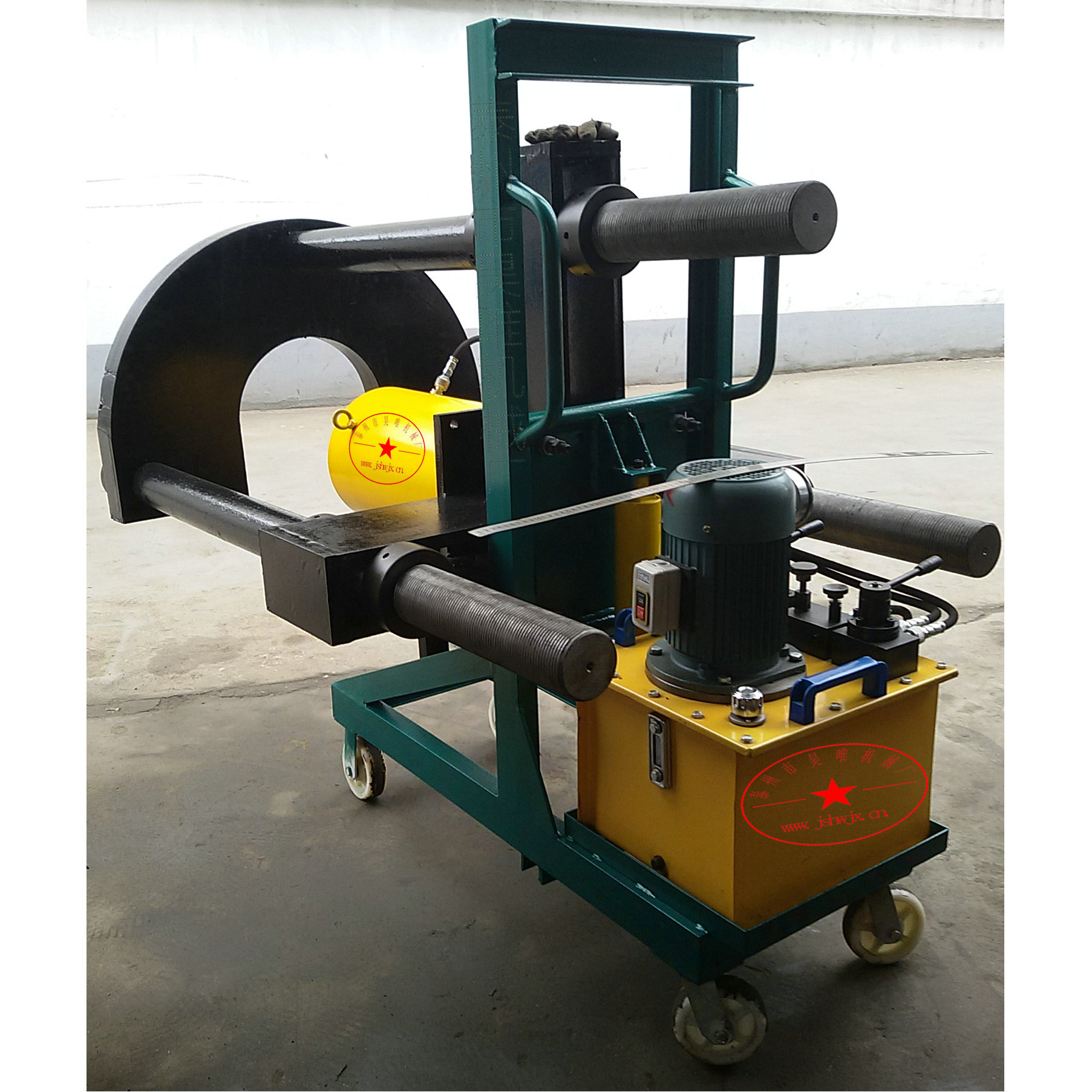 包邮卡盘式小车升降拉马三爪拉拔起拔器液压拉拔起顶电动拉马320T