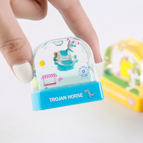 Name Stamp Materials for Kindergarten Floating Stamps, Children's Crystal Signatures, Personal Name Stamps for Clothing, Cartoon Baby Wholesale